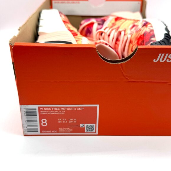 Nike Womens Free Metcon 6 Amp Washed Coral Sz 8 New Sneaker IB6902-600 - Picture 8 of 8